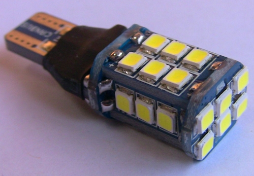 T15 LED bulb W16w bulb 12 volt T15 white LED bulb